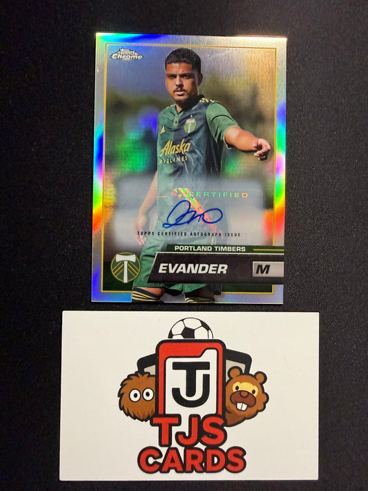 Evander - Auto - TOPPS Chrome MLS 2023