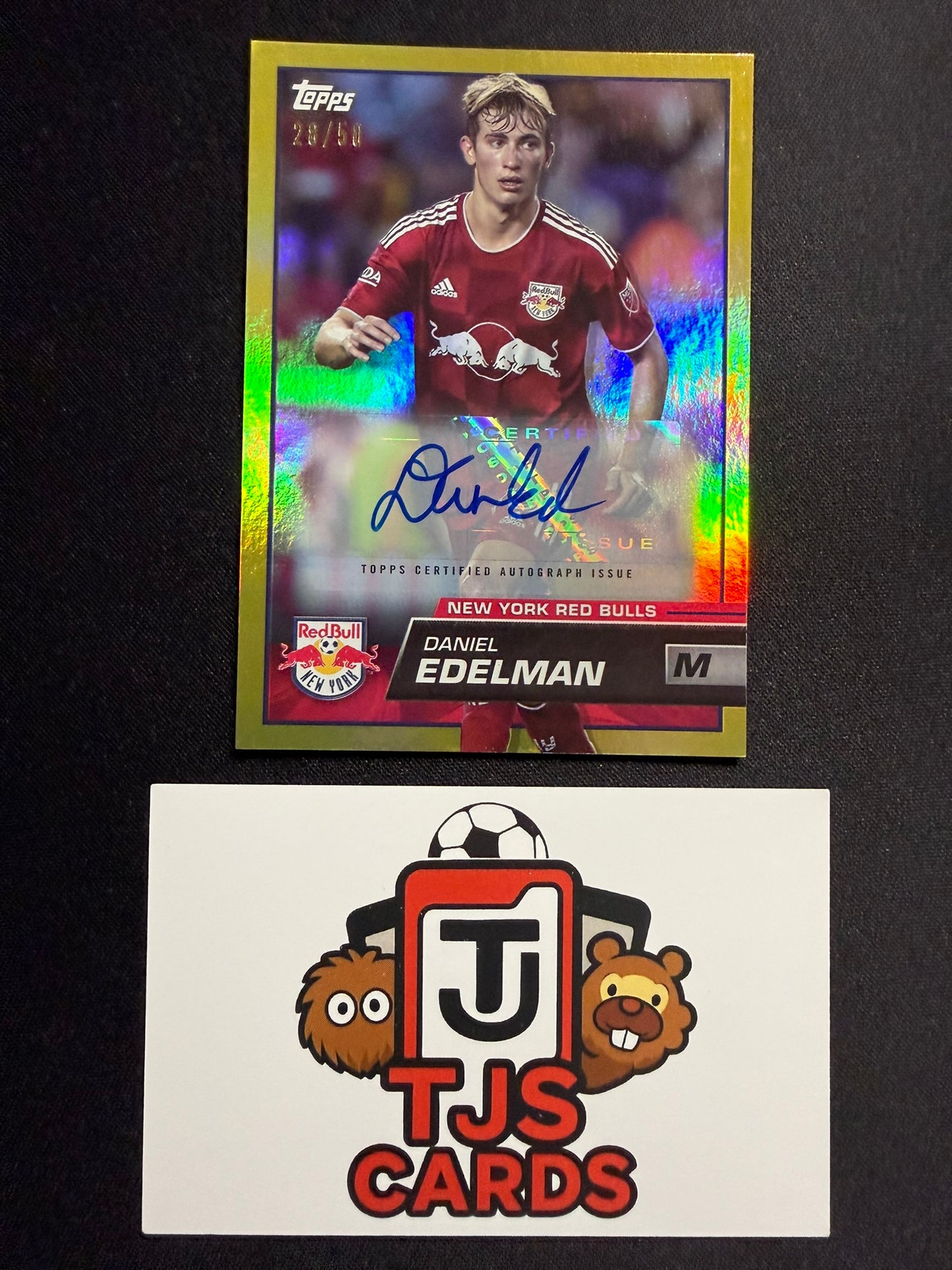 Daniel Edelman - Gold Auto /50 - TOPPS MLS 2023