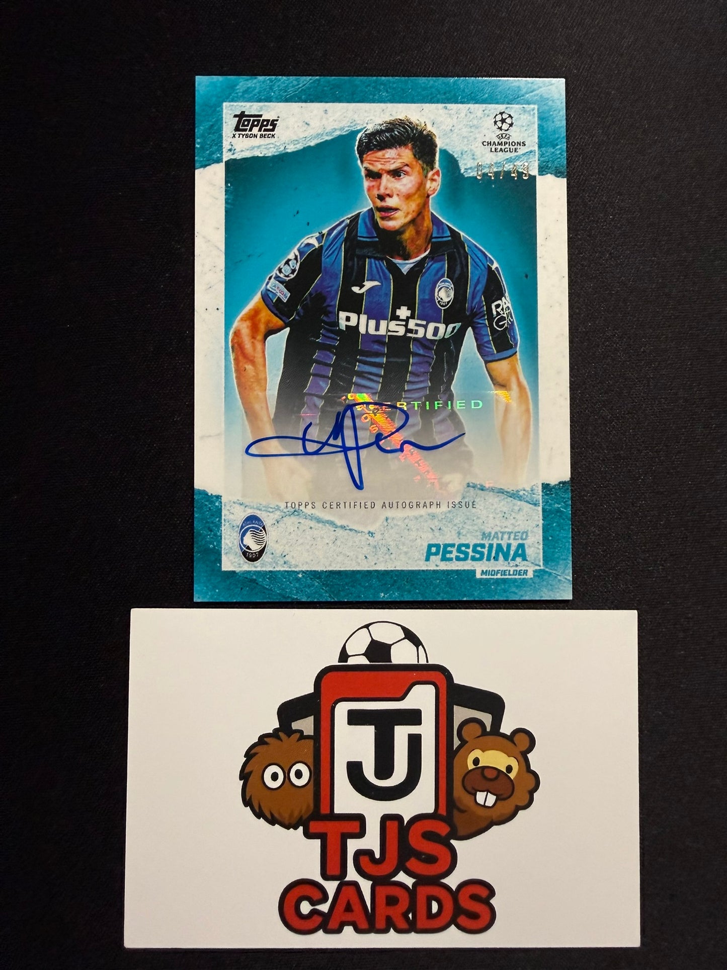 Matteo Pessina - Auto /49 - TOPPS Gold 2021/22