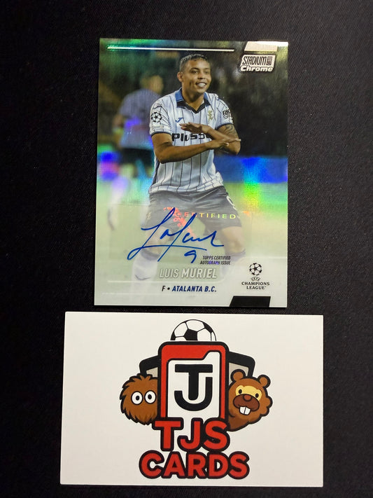 Luis Muriel - Auto - TOPPS Stadium Club Chrome UCL 2021/22