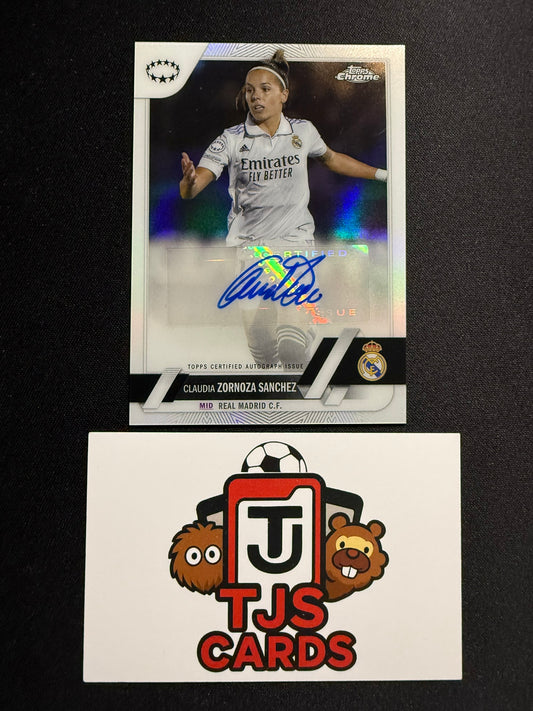 Claudia Zornoza Sanchez - Auto - TOPPS Chrome UWCL 2022/23