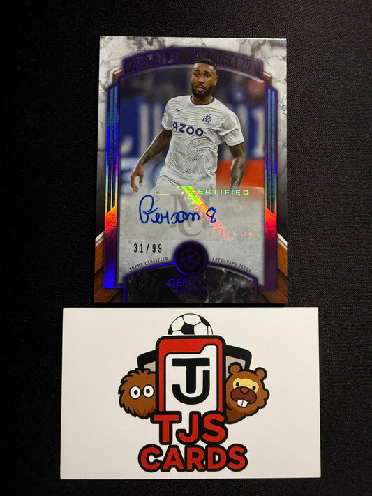 Gerson - Amethyst Auto /99 - TOPPS Museum UCL 2022/23