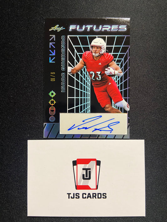 Isaac Guerendo - Silver Foil Auto /10 - Leaf Futures 2024