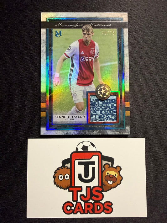 Kenneth Taylor - Player-Worn Patch /75 - TOPPS Museum UCL 2020/21
