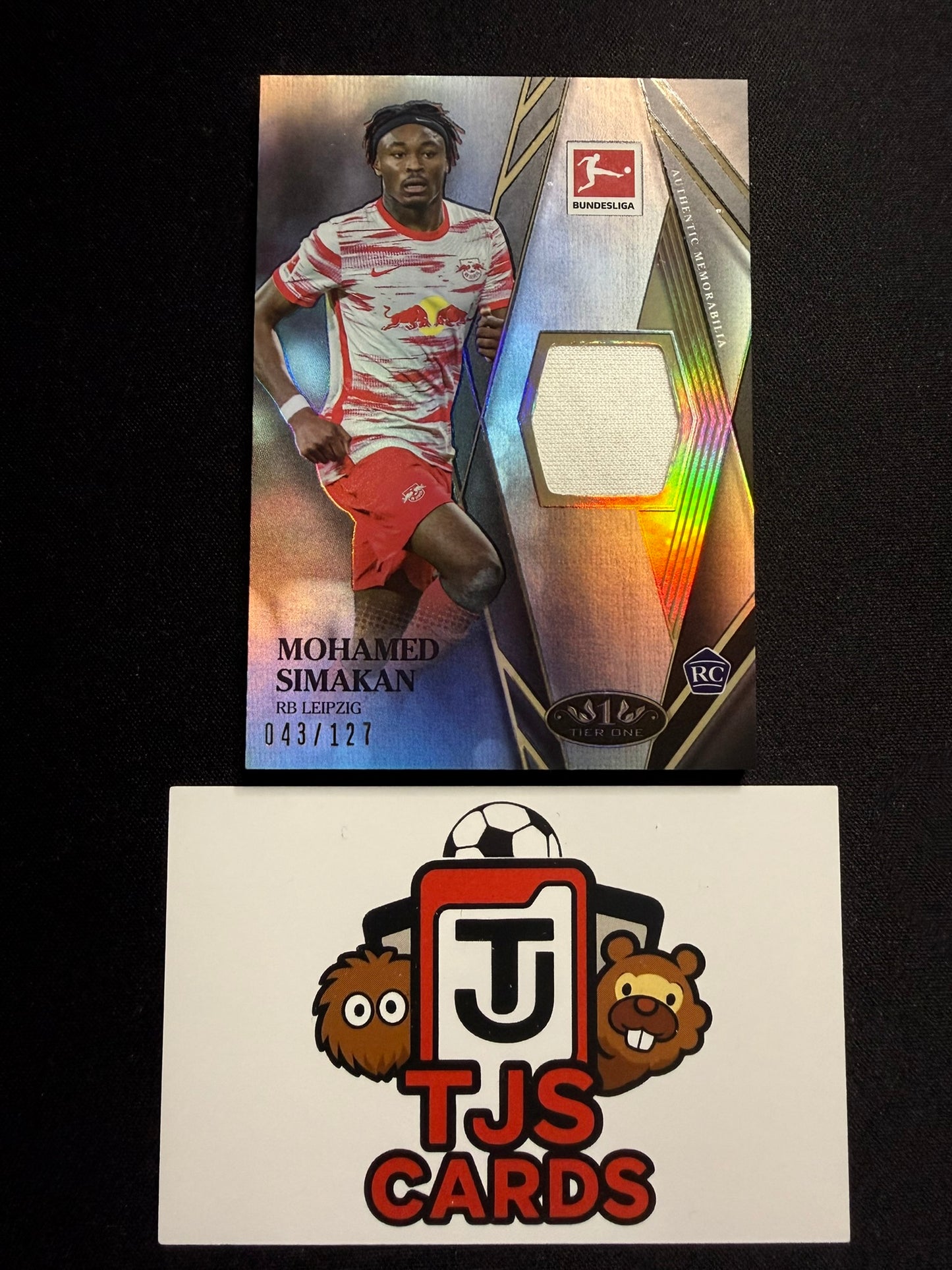 Mohamed Simakan - Rookie Patch /127 - TOPPS Bundesliga Tier One 2021/22