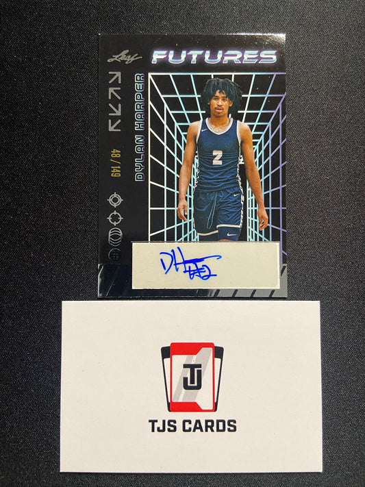 Dylan Harper - Silver Auto /149 - Leaf Futures 2024