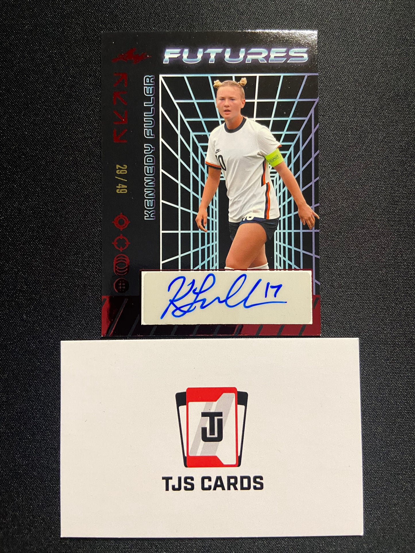 Kennedy Fuller - Red Auto /49 - Leaf Futures 2024