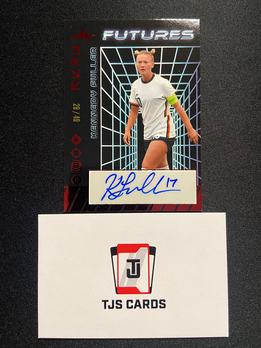 Kennedy Fuller - Red Auto /49 - Leaf Futures 2024