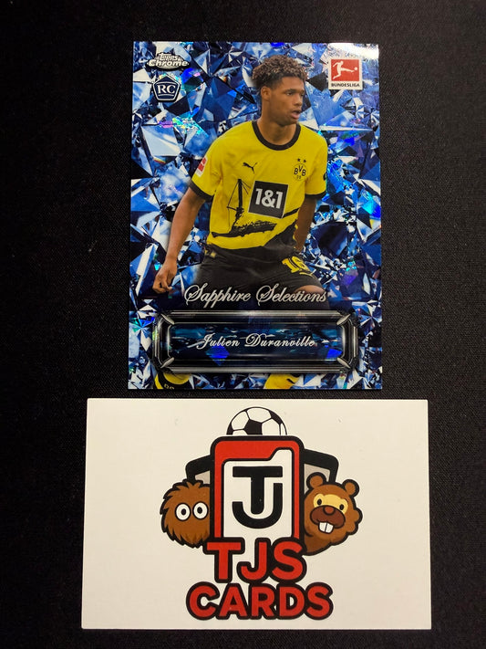 Julien Duranville - Rookie Sapphire Selections - TOPPS Bundesliga Sapphire 2023/24