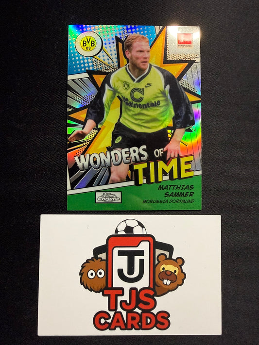 Matthias Sammer - Wonders Of Time Case Hit SP - TOPPS Bundesliga Chrome 2022/23