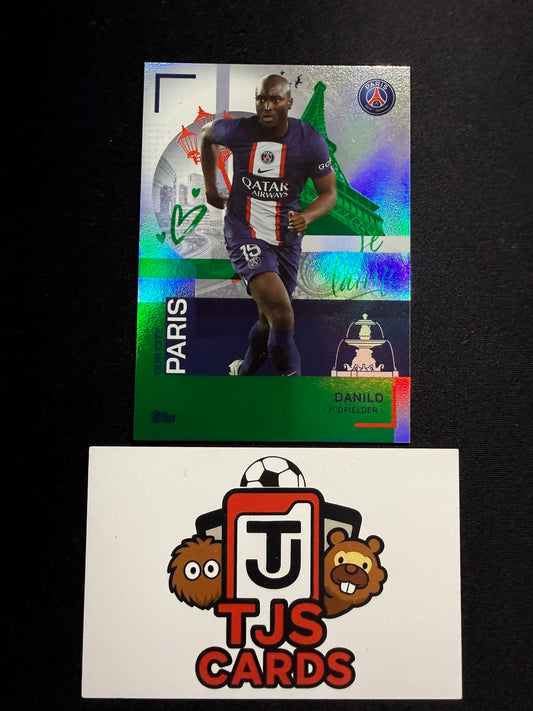 Danilo - Green Our City /250 - TOPPS PSG Team Set 2022/23
