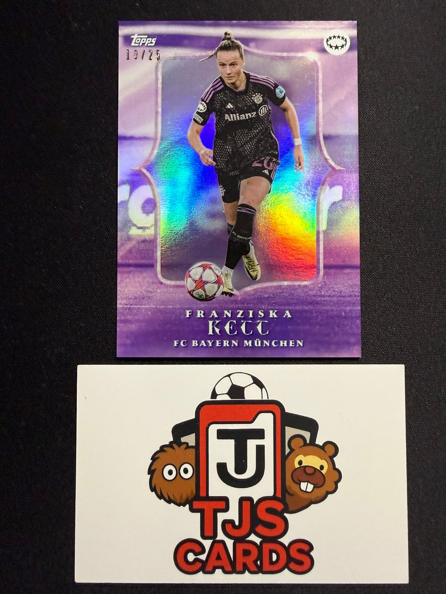 Franziska Kett - Purple /25 - TOPPS Bonmati Curated Set 2023/24