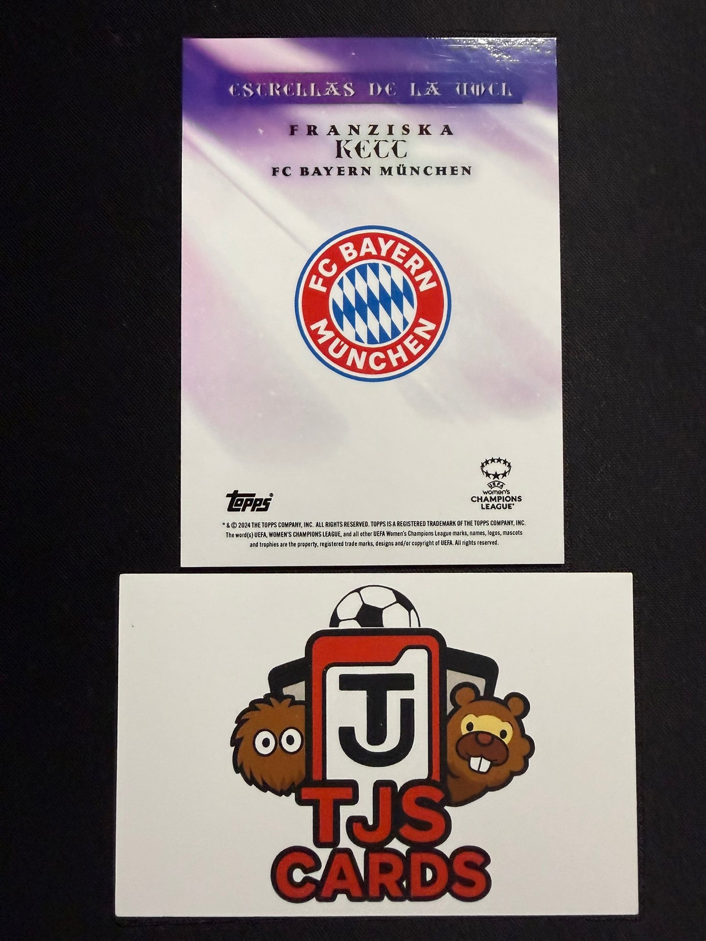 Franziska Kett - Purple /25 - TOPPS Bonmati Curated Set 2023/24