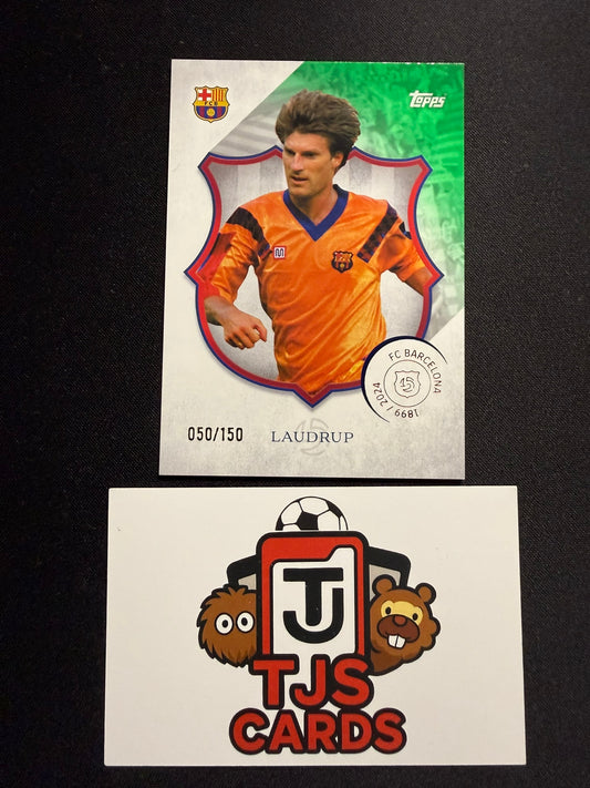 Michael Laudrup - Green /150 - TOPPS Barcelona 125th Anniversary 2024/25