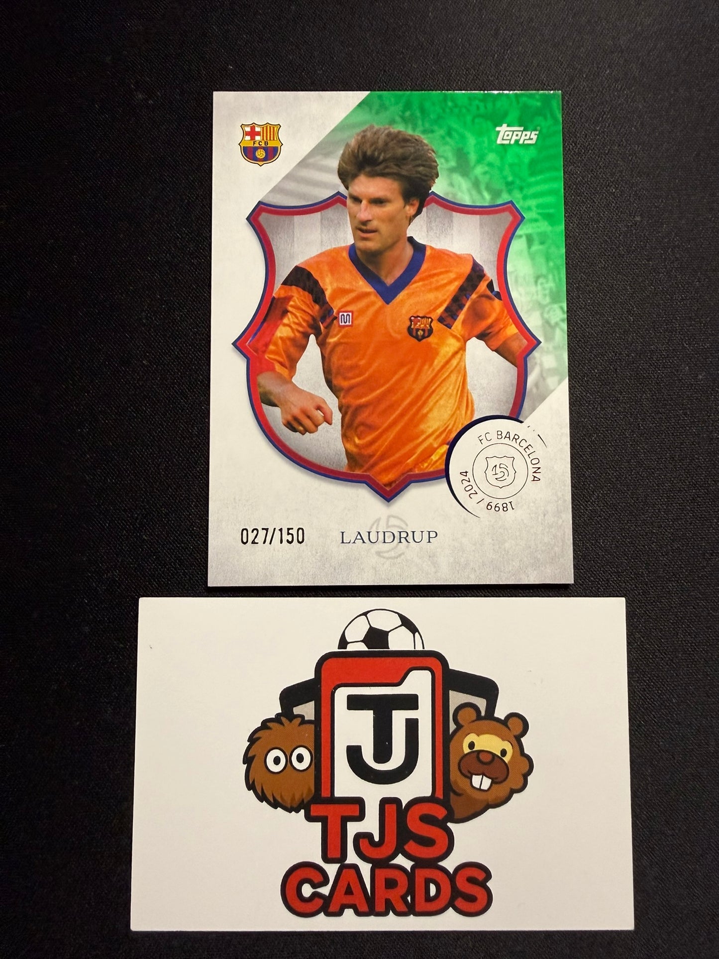 Michael Laudrup - Green /150 - TOPPS Barcelona 125th Anniversary 2024/25