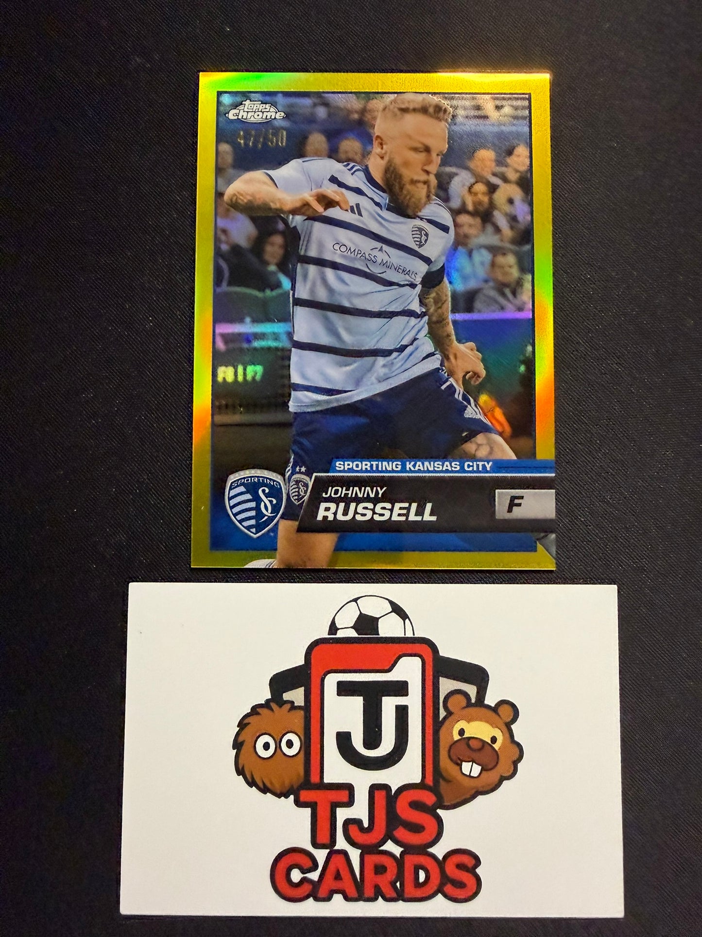 Johnny Russell - Gold /50 - TOPPS Chrome MLS 2023