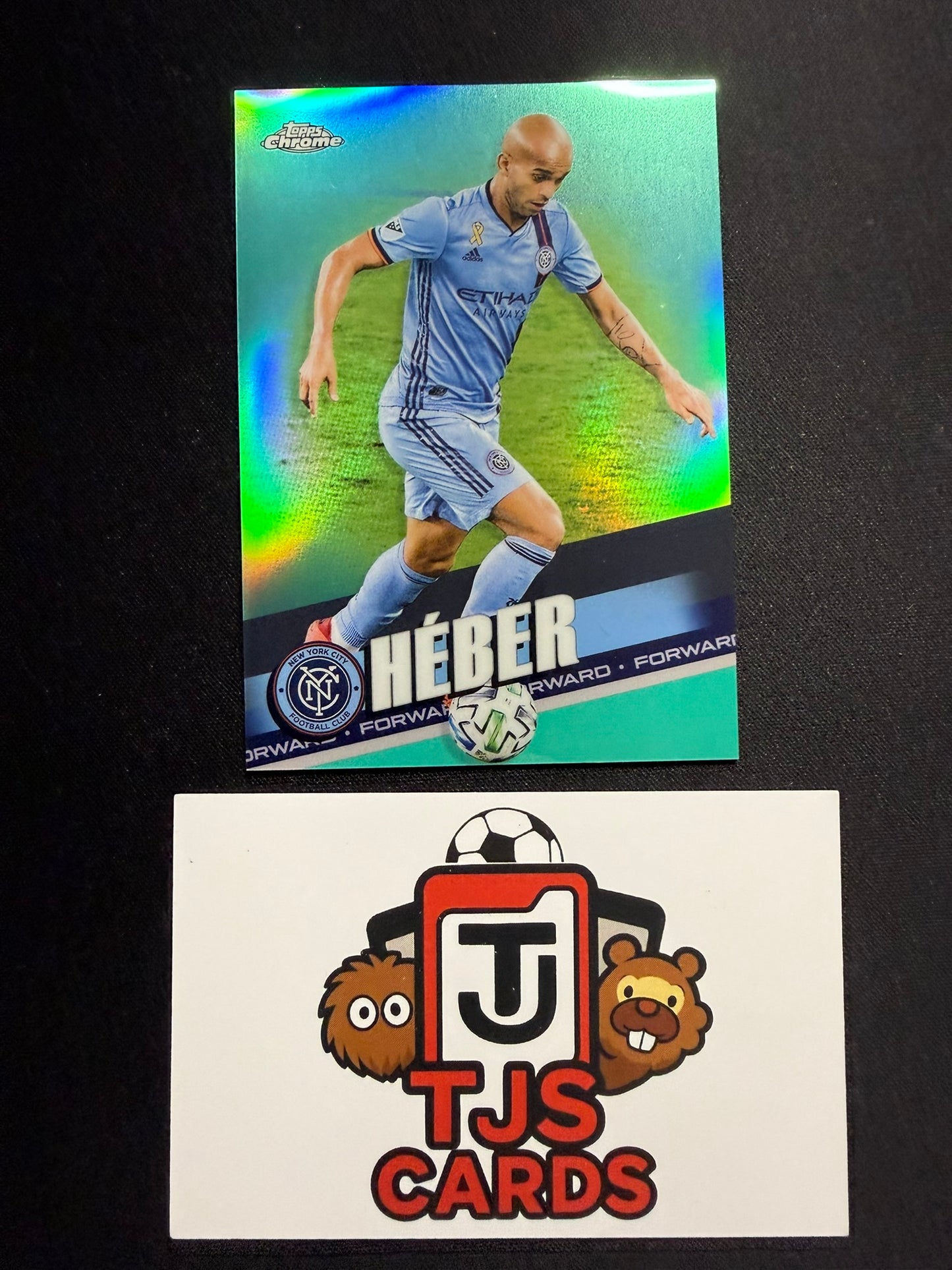 Heber - Aqua /299 - TOPPS Chrome MLS 2022
