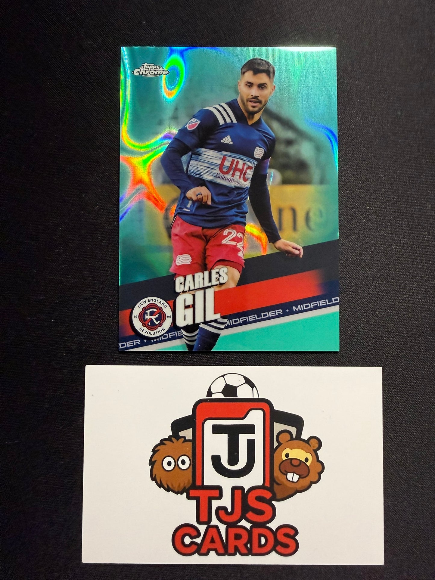 Carles Gil - Aqua Lava /299 - TOPPS Chrome MLS 2022