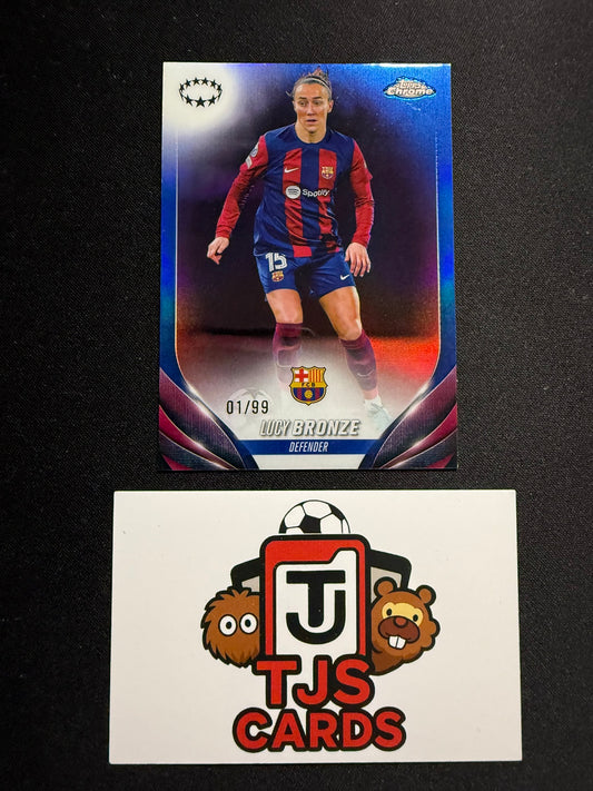 Lucy Bronze - Colour Match /99 - TOPPS Chrome UWCL 2023/24