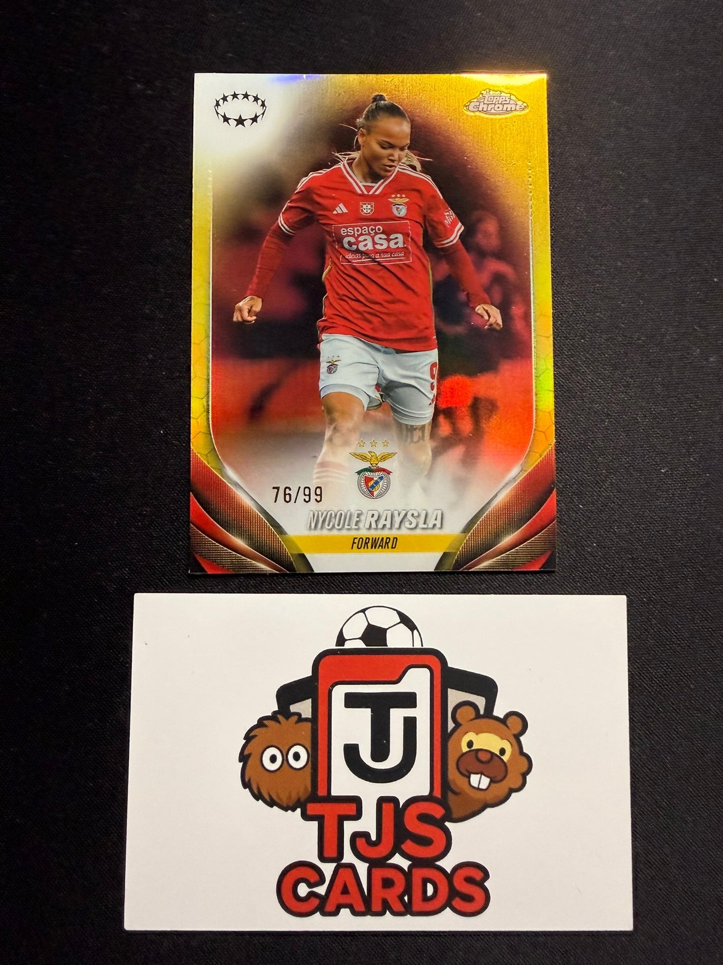 Nycole Raysla - Colour Match /99 - TOPPS Chrome UWCL 2023/24
