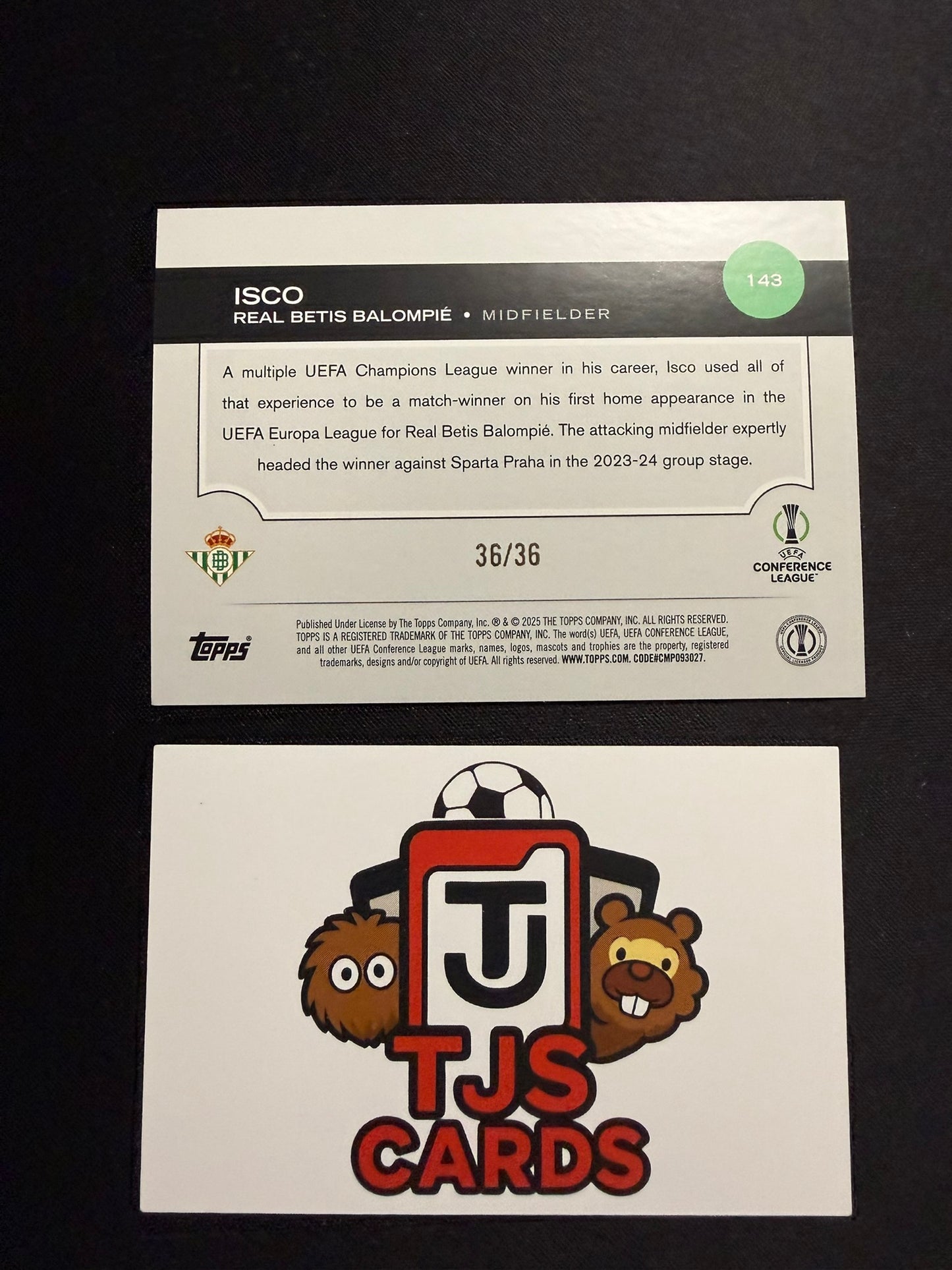 Isco - New Chapter /36 - TOPPS UCC 2024/25
