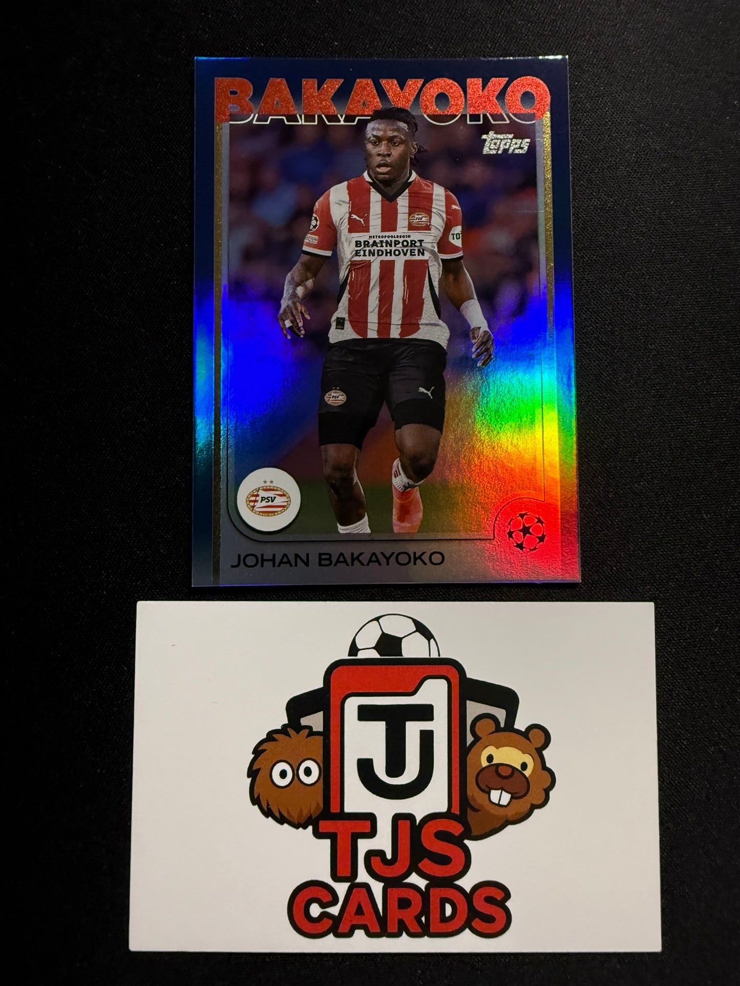 Johan Bakayoko - Navy Blue /275 - TOPPS UCC 2024/25