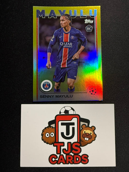 Senny Mayulu - Rookie Yellow /175 - TOPPS UCC 2024/25