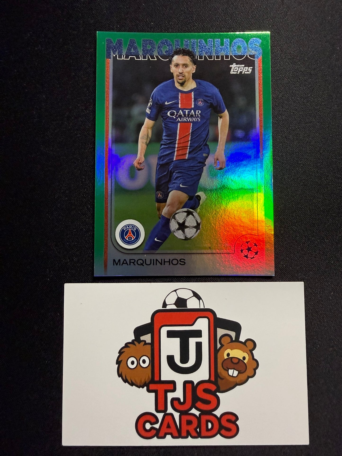 Marquinhos - Green /99 - TOPPS UCC 2024/25