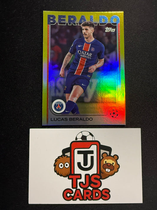 Lucas Beraldo - Yellow /175 - TOPPS UCC 2024/25