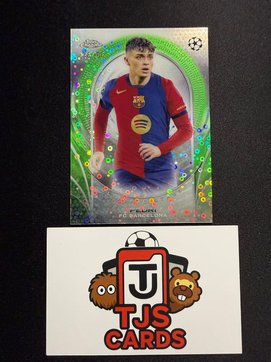 Pedri - Neon Green Ultimate Stage /199 - TOPPS UCC 2024/25