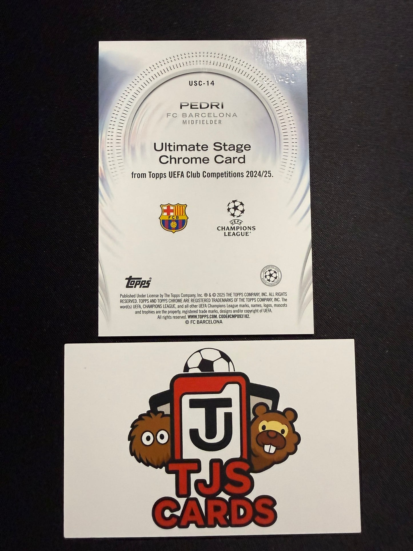 Pedri - Neon Green Ultimate Stage /199 - TOPPS UCC 2024/25