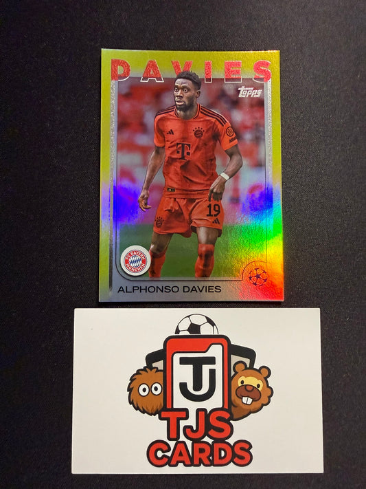 Alphonso Davies - Yellow /175 - TOPPS UCC 2024/25