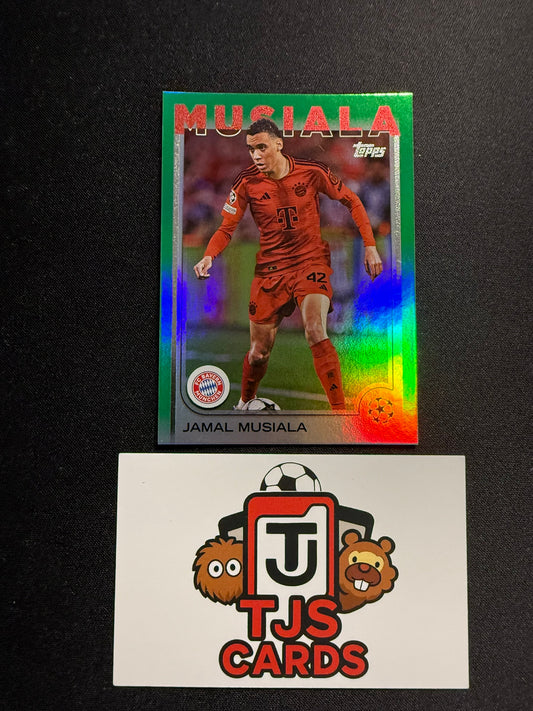 Jamal Musiala - Green /99 - TOPPS UCC 2024/25