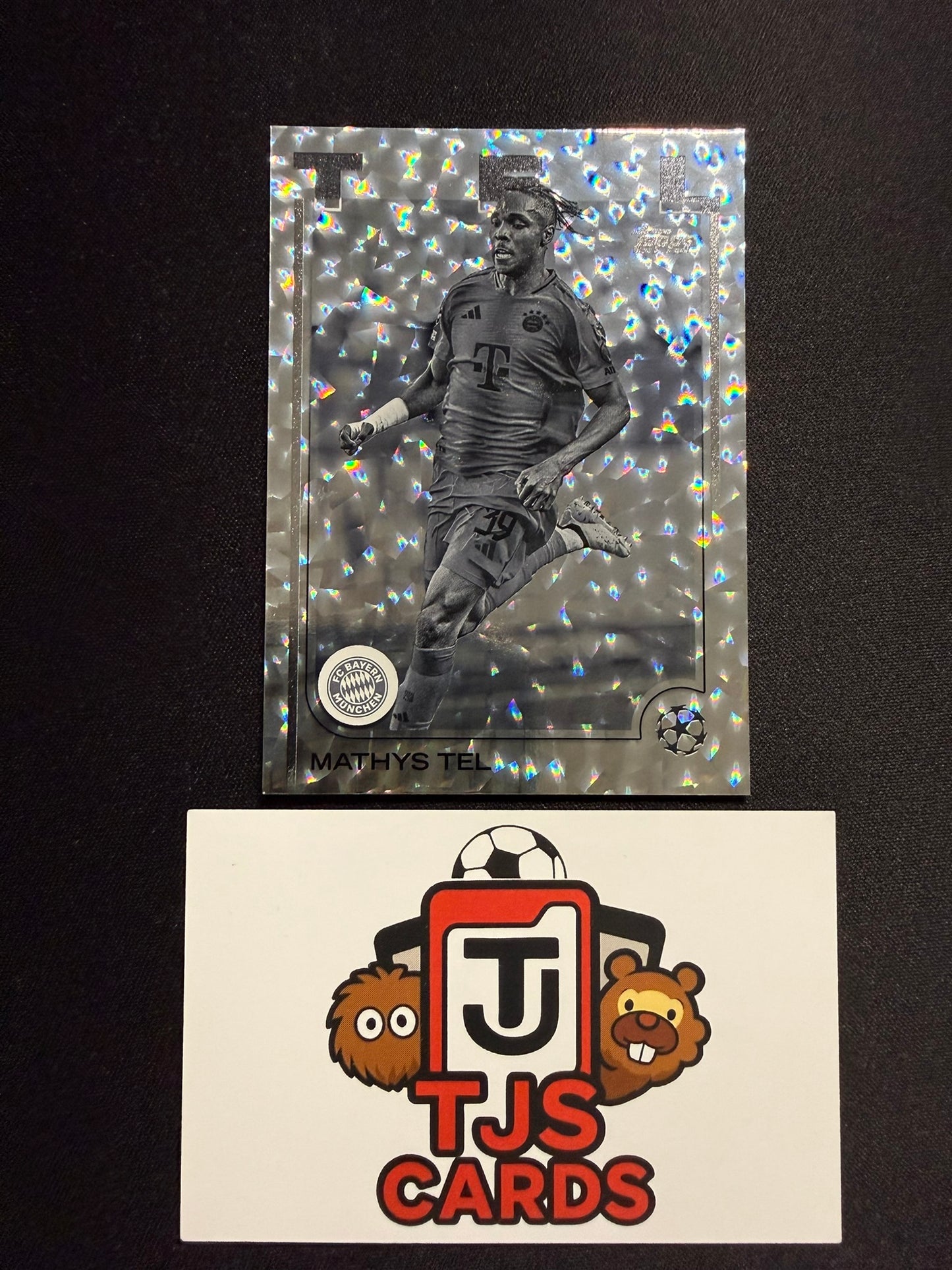 Mathys Tel - Black & White Icy /150 - TOPPS UCC 2024/25