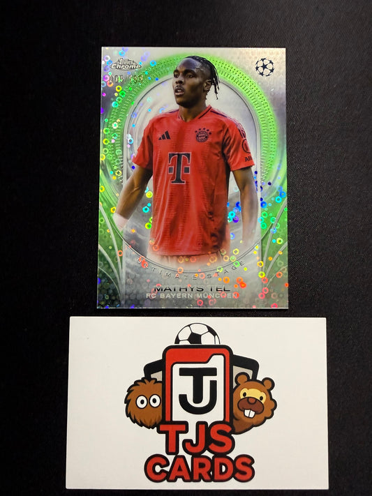 Mathys Tel - Neon Green Ultimate Stage /199 - TOPPS UCC 2024/25