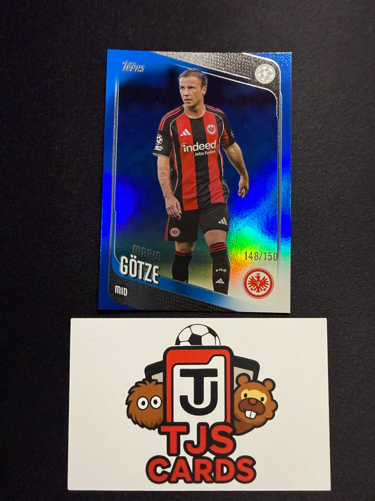 Mario Gotze - Blue /150 - TOPPS UCC 2025/26