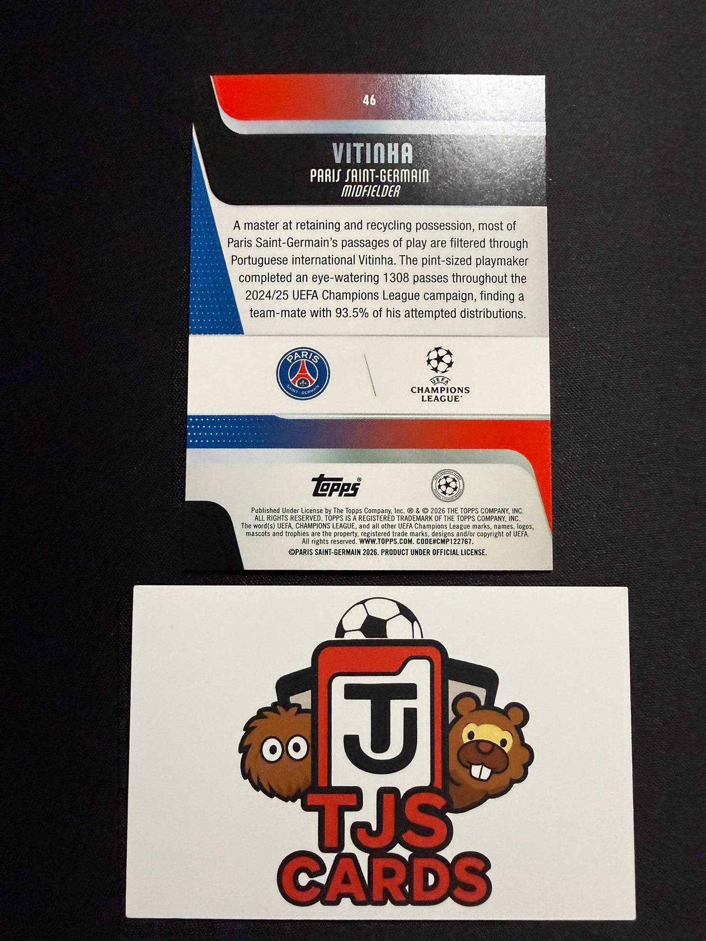 Vitinha - Green /99 - TOPPS UCC 2025/26