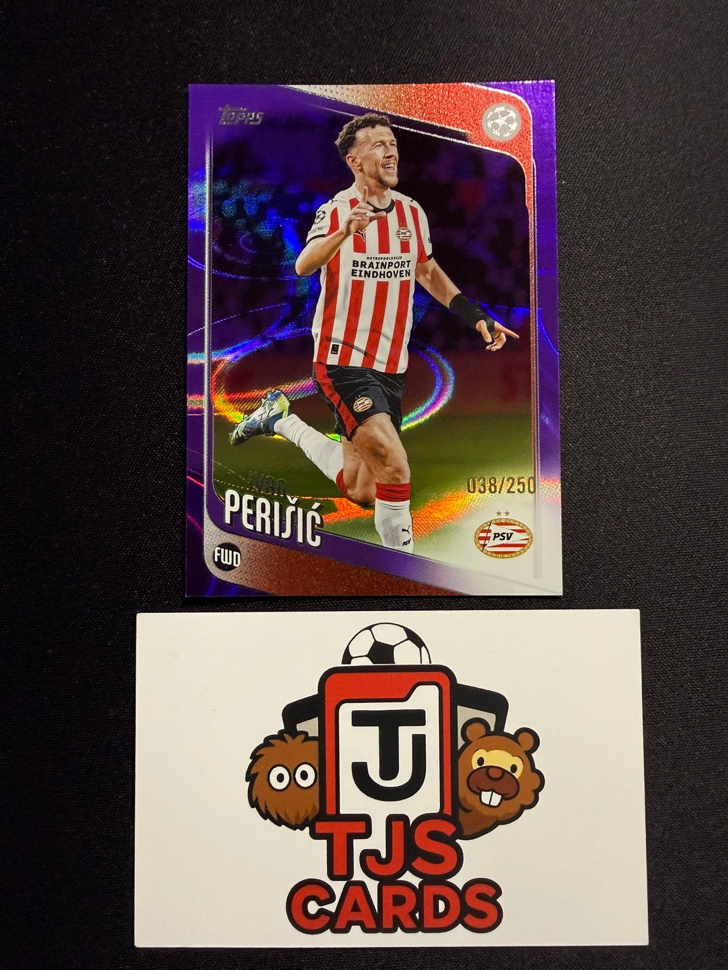Ivan Perisic - Purple Raindrop /250 - TOPPS UCC 2025/26