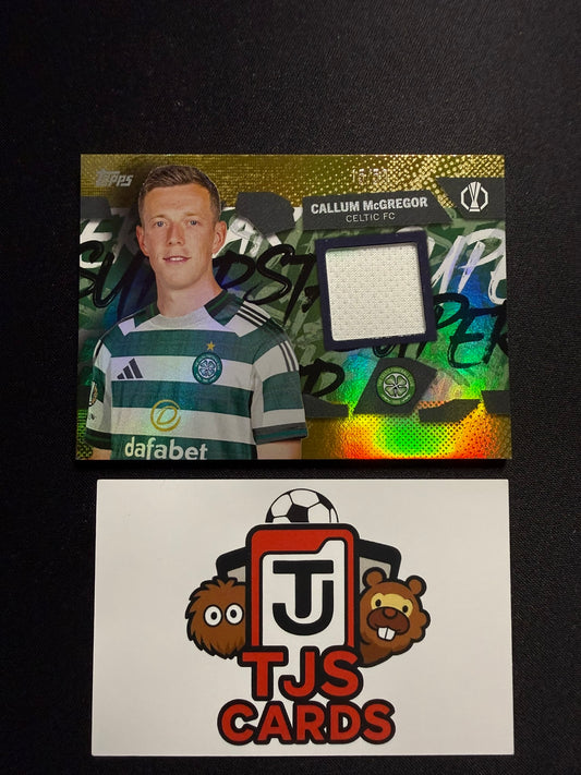 Callum McGregor - Gold Player-Worn Patch /50 - TOPPS UCC 2025/26