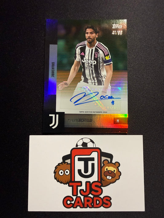 Manuel Locatelli - Auto /99 - TOPPS Juventus Team Set 2025/26