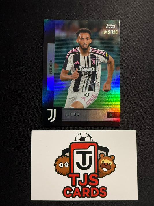 Lloyd Kelly - Aqua /150 - TOPPS Juventus Team Set 2025/26