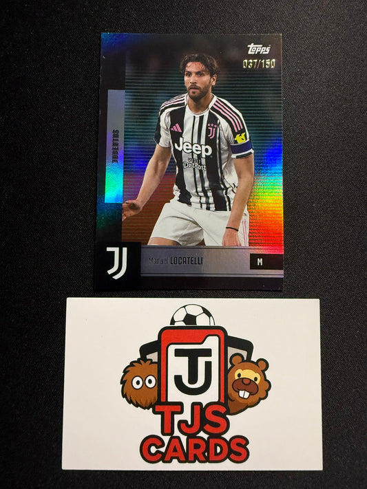 Manuel Locatelli - Aqua /150 - TOPPS Juventus Team Set 2025/26