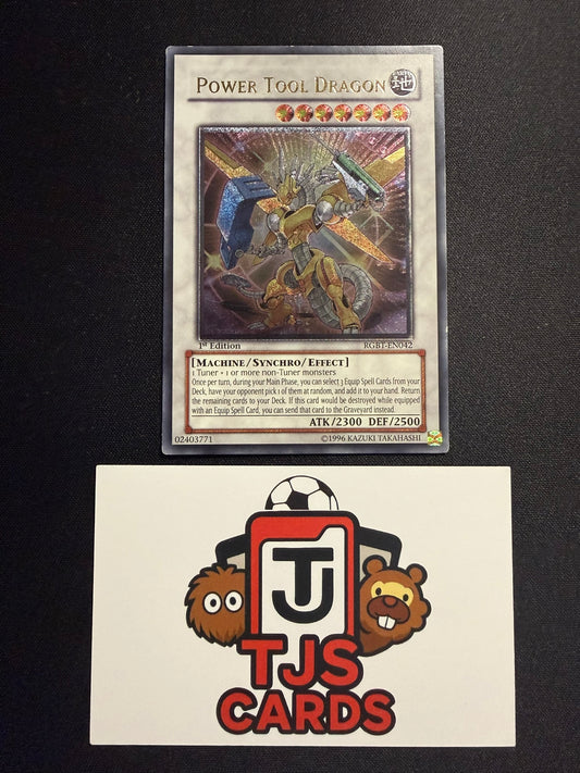 Power Tool Dragon - Ultimate Rare 1st Edition RGBT-EN042 - MP - YuGiOh