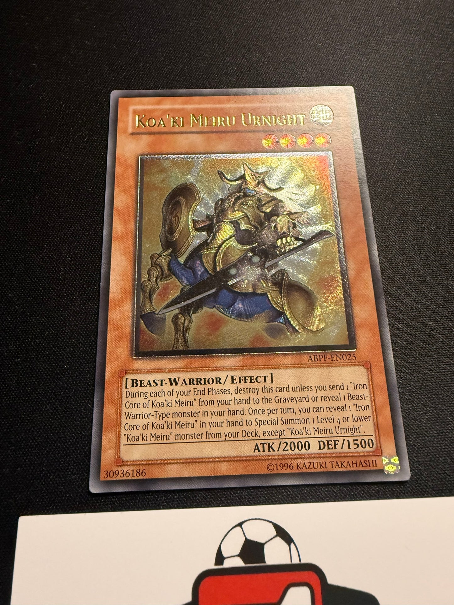 Koa'ki Meiru Urnight - Ultimate Rare ABPF-EN025 - LP - YuGiOh
