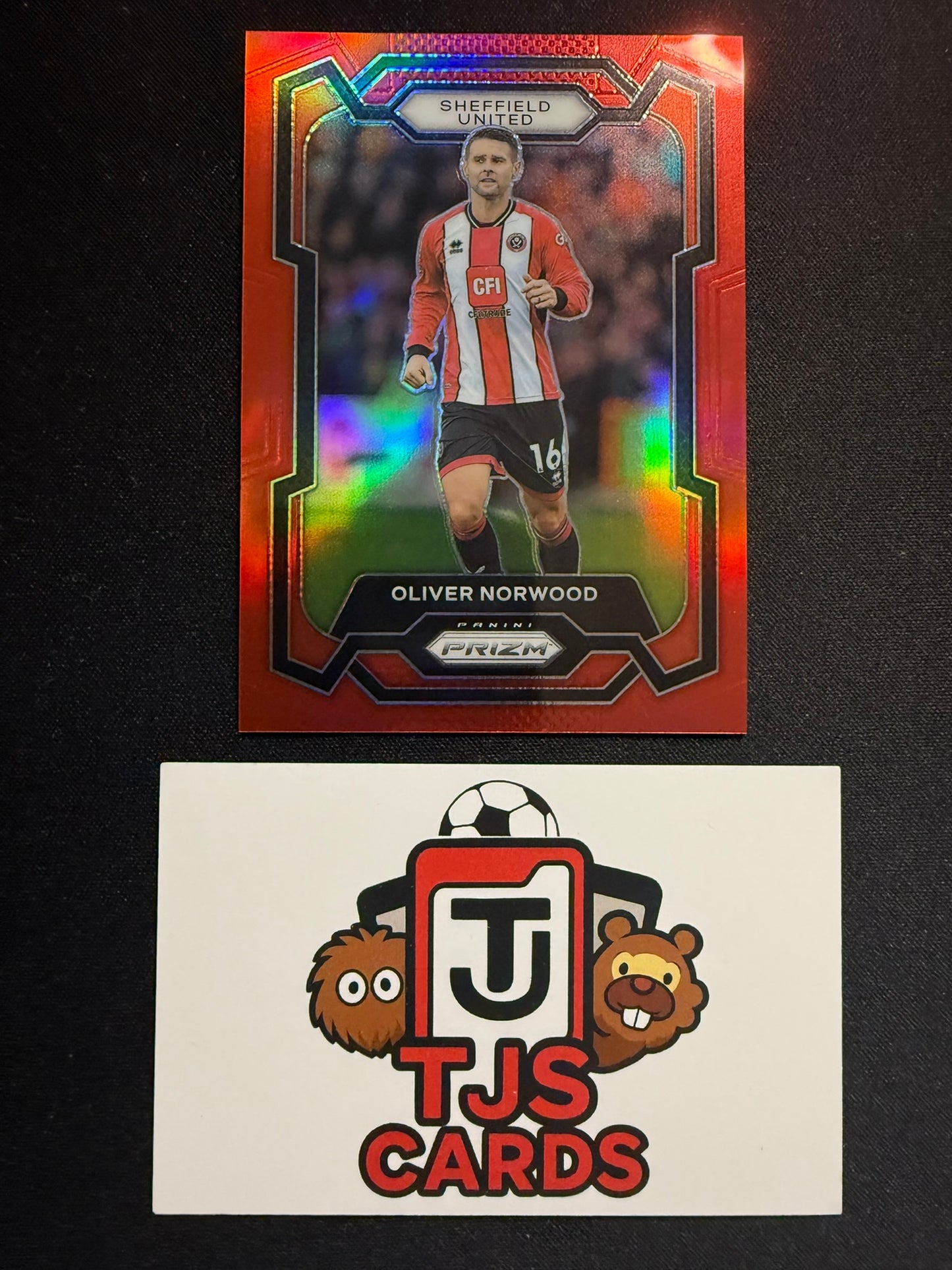 Oliver Norwood - Red /199 - Panini Prizm Premier League 2023/24
