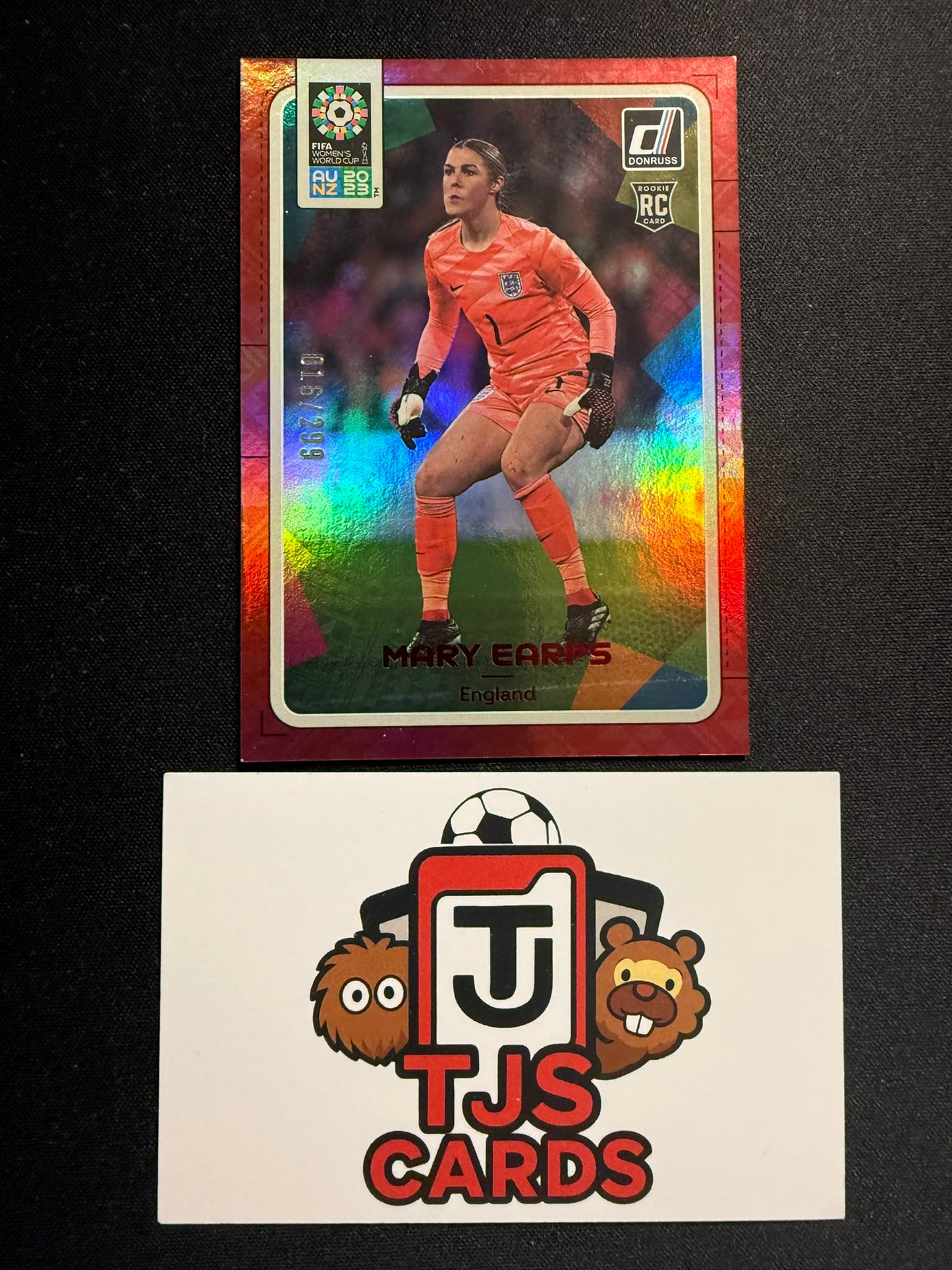 Mary Earps - Red Rookie /299 - Panini Donruss Women's World Cup 2023