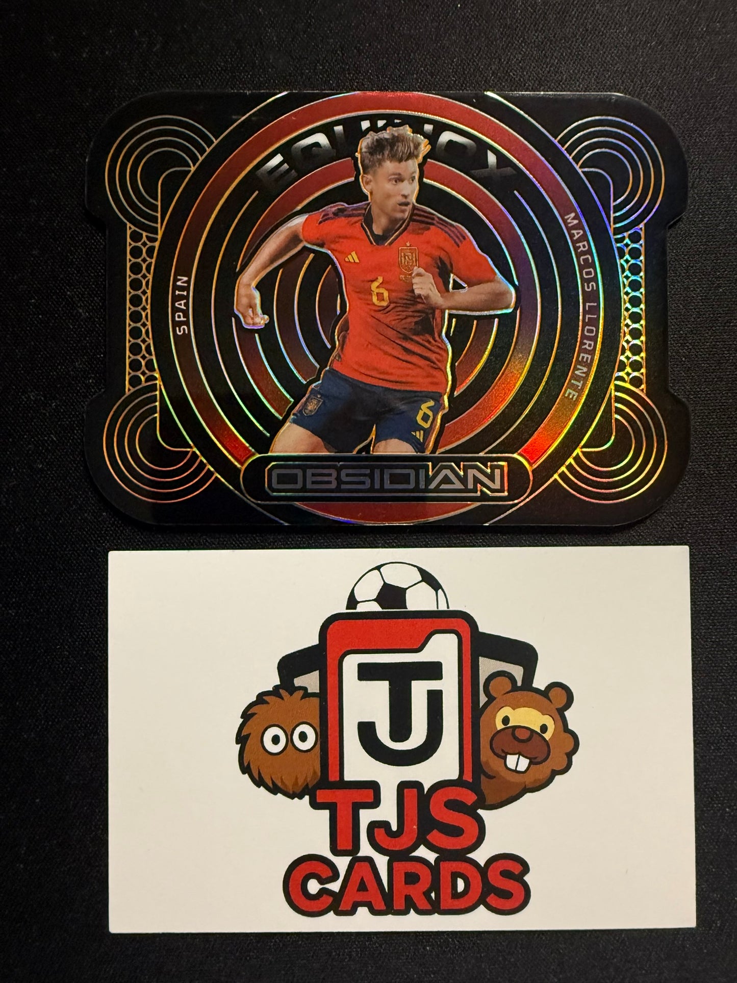 Marcos Llorente - Orange Equinox /65 - Panini Obsidian 2022/23