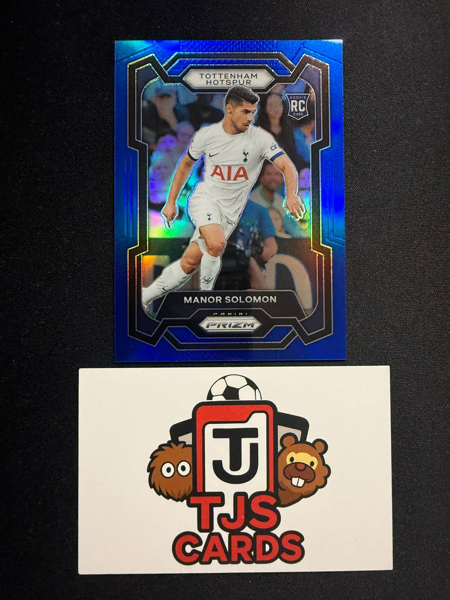 Manor Solomon - Rookie Blue /299 - Panini Prizm Premier League 2023/24