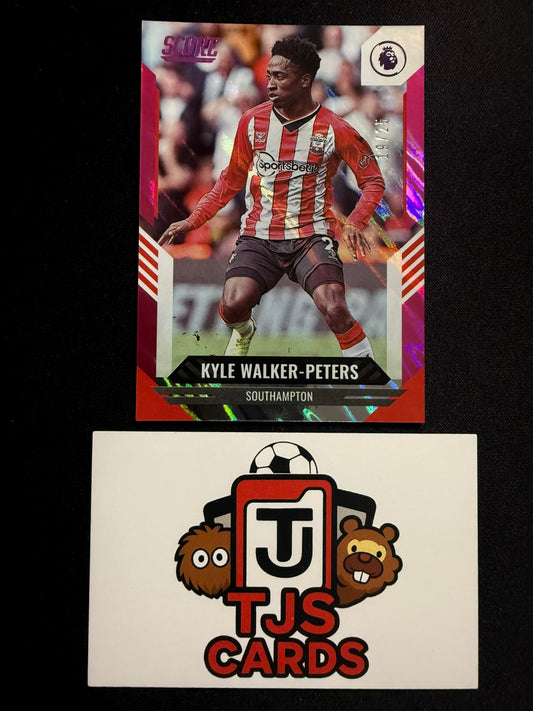 Kyle Walker-Peters - Pink /25 - Panini Score Premier League 2021/22
