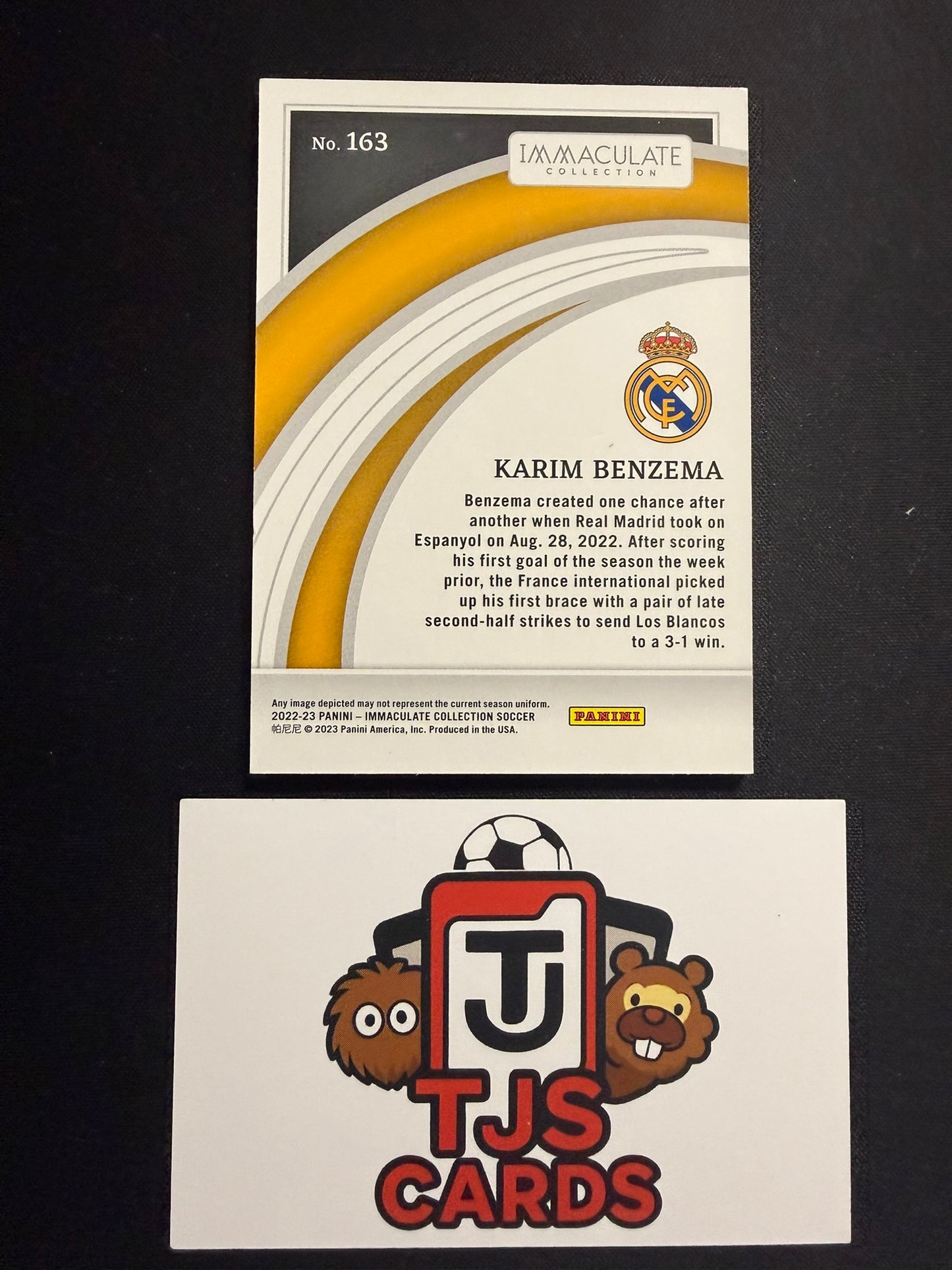 Karim Benzema - Ruby /8 - Panini Immaculate 2022/23